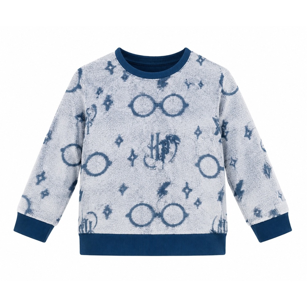 Harry Potter‎ Wizarding World Blue Plush Fleece Sweatshirt Small loungewear